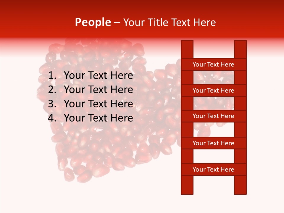 Open Pattern Vegetarian PowerPoint Template