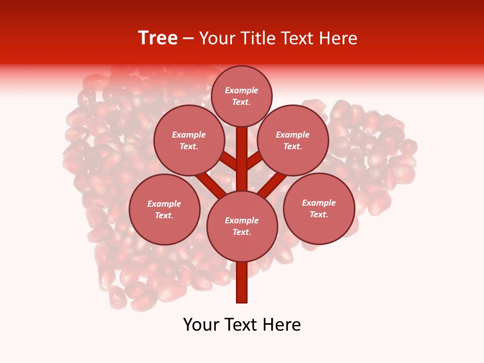 Open Pattern Vegetarian PowerPoint Template