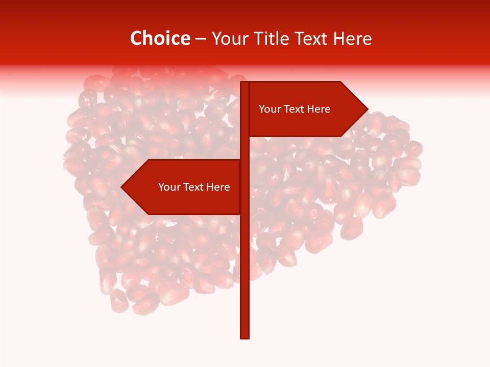 Open Pattern Vegetarian PowerPoint Template