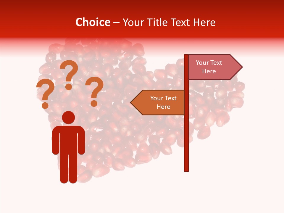 Open Pattern Vegetarian PowerPoint Template