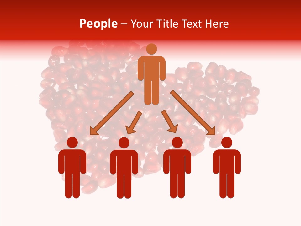 Open Pattern Vegetarian PowerPoint Template