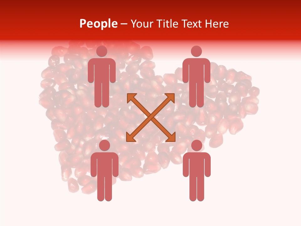 Open Pattern Vegetarian PowerPoint Template