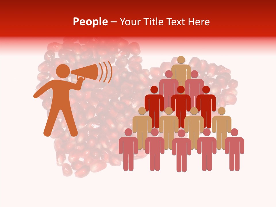 Open Pattern Vegetarian PowerPoint Template