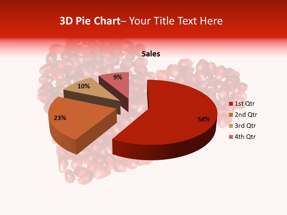 Open Pattern Vegetarian PowerPoint Template