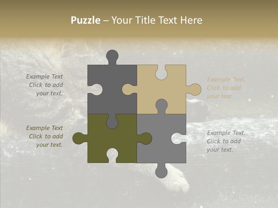 Down Sleep Domestic PowerPoint Template