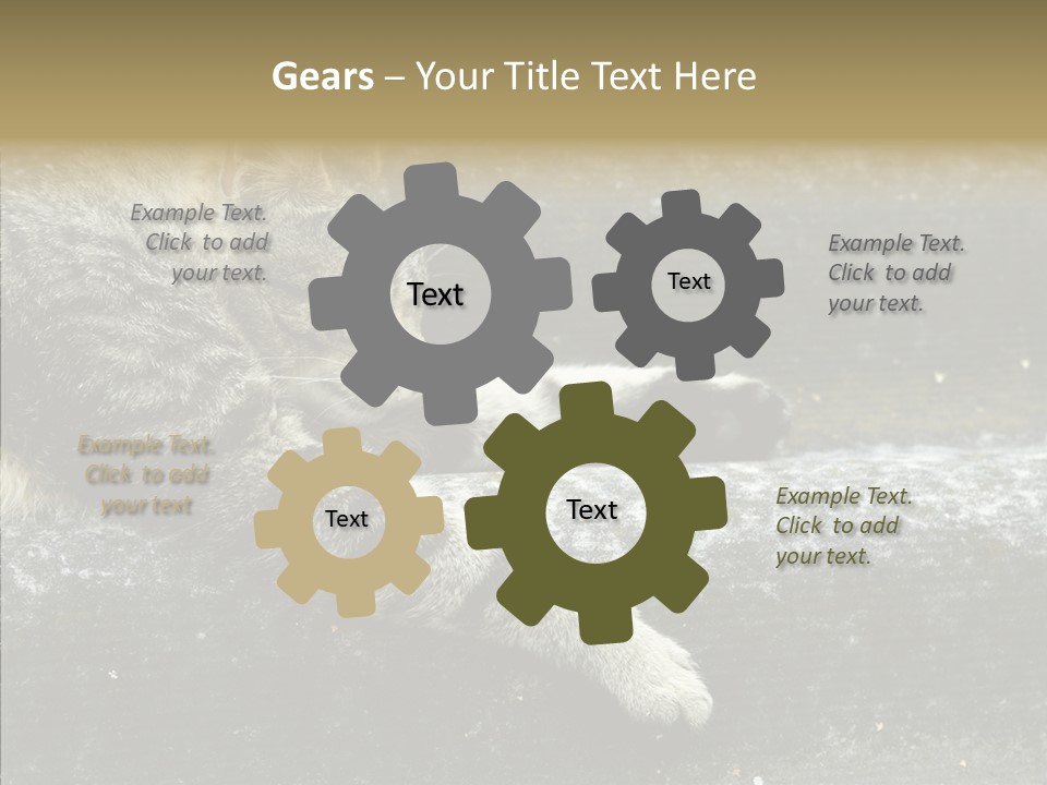 Down Sleep Domestic PowerPoint Template