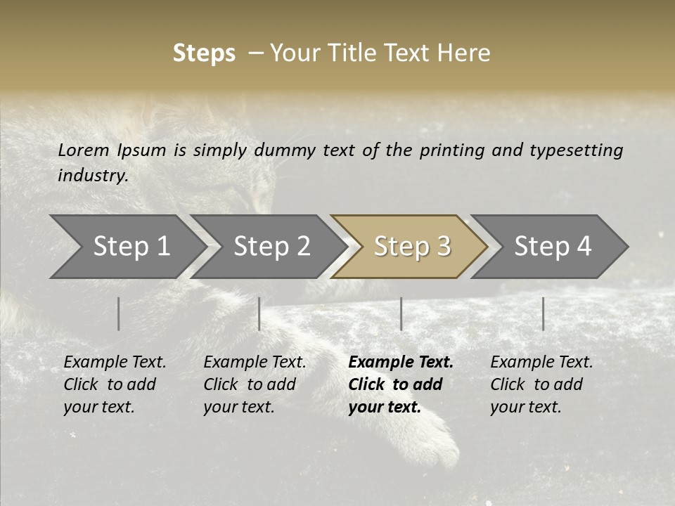 Down Sleep Domestic PowerPoint Template