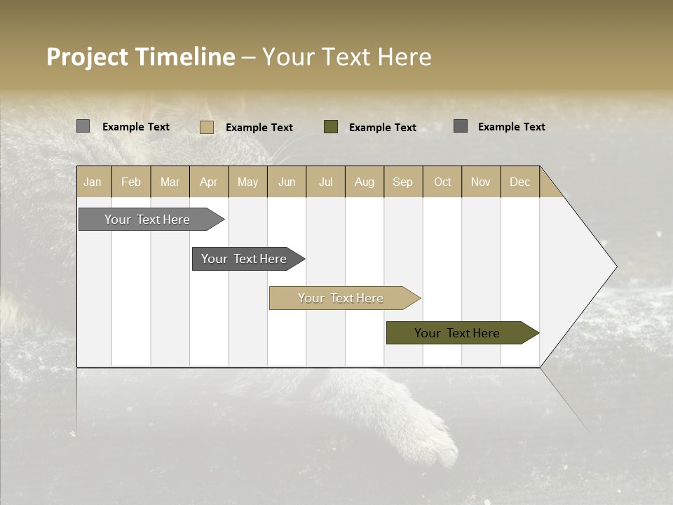 Down Sleep Domestic PowerPoint Template
