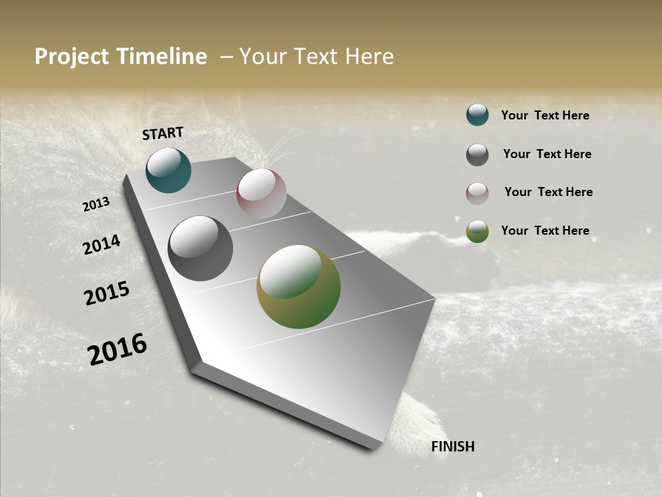 Down Sleep Domestic PowerPoint Template