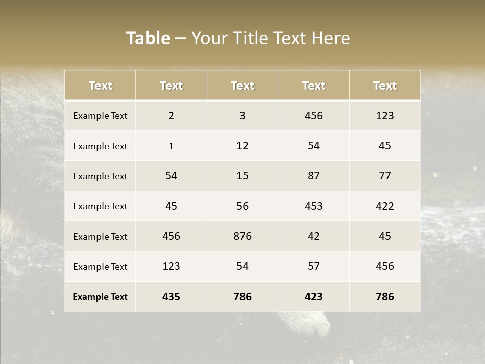 Down Sleep Domestic PowerPoint Template