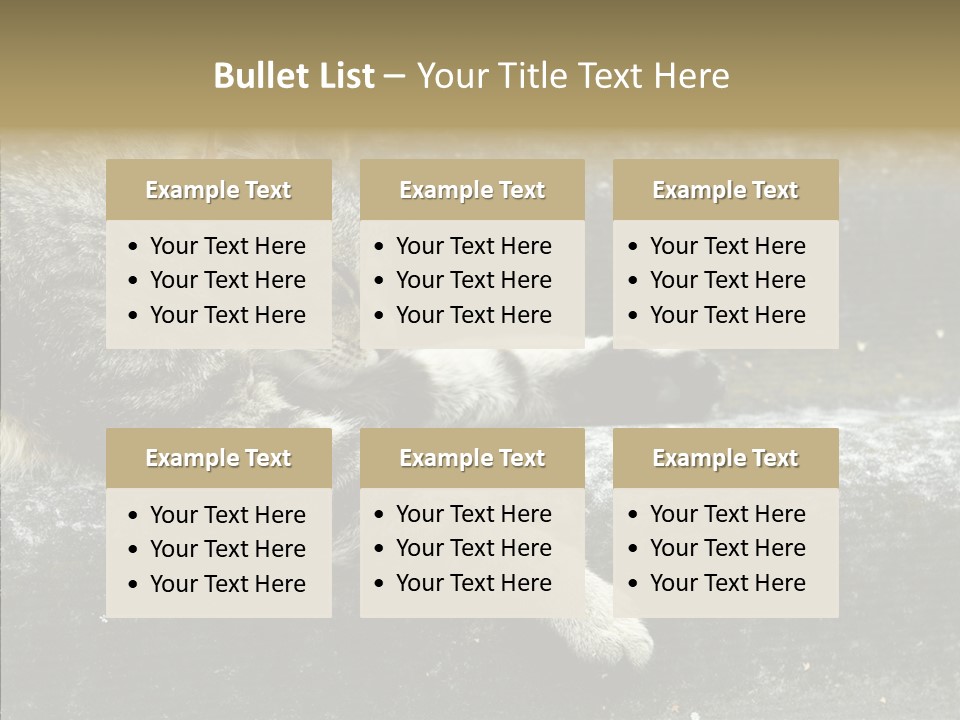 Down Sleep Domestic PowerPoint Template