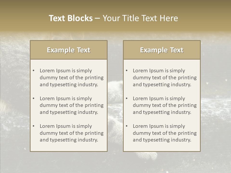 Down Sleep Domestic PowerPoint Template