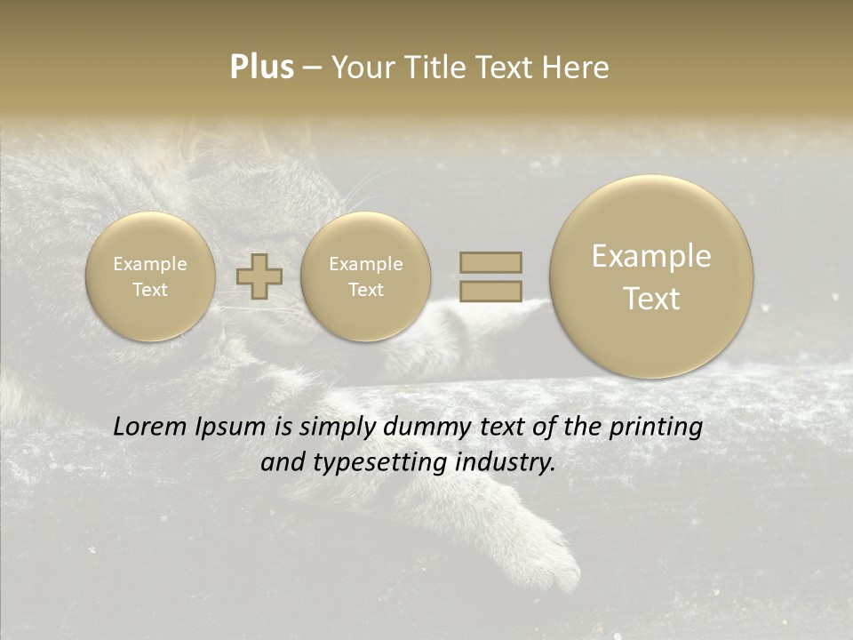 Down Sleep Domestic PowerPoint Template