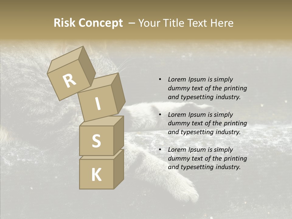 Down Sleep Domestic PowerPoint Template