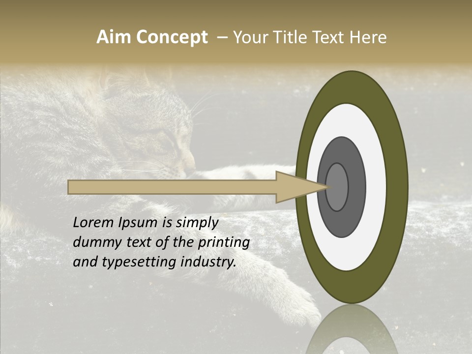 Down Sleep Domestic PowerPoint Template