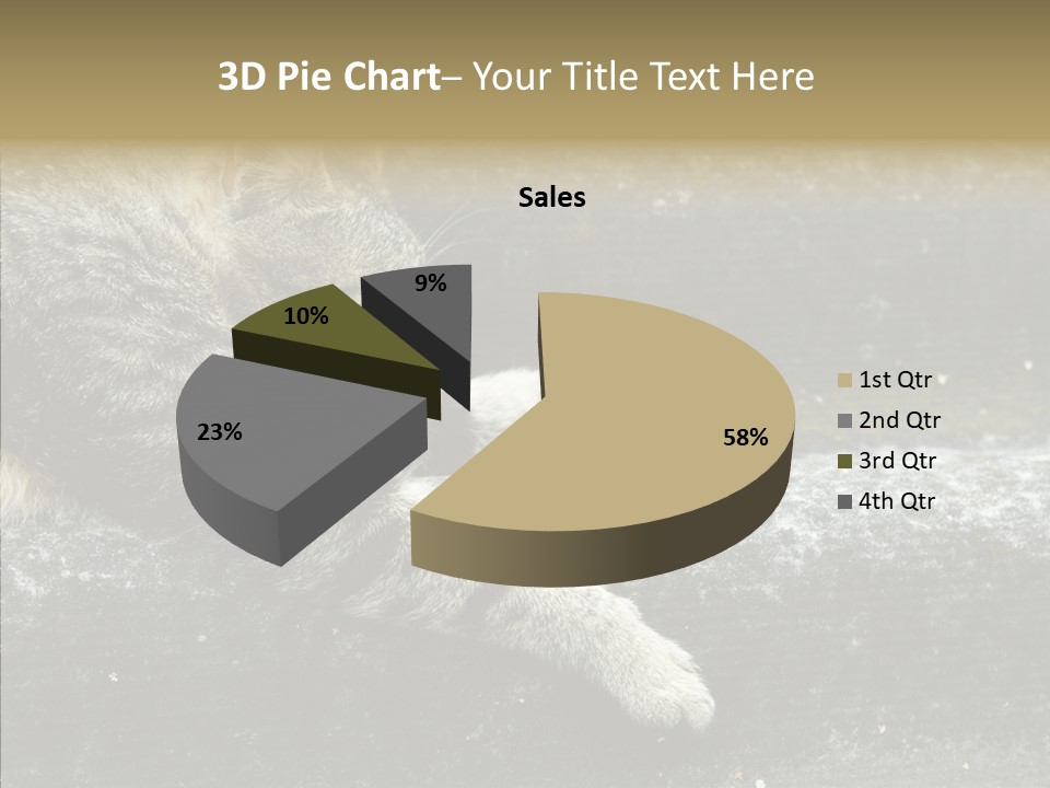 Down Sleep Domestic PowerPoint Template