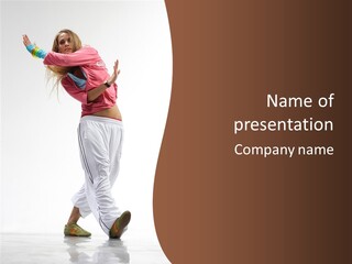 Performer Activity Action PowerPoint Template