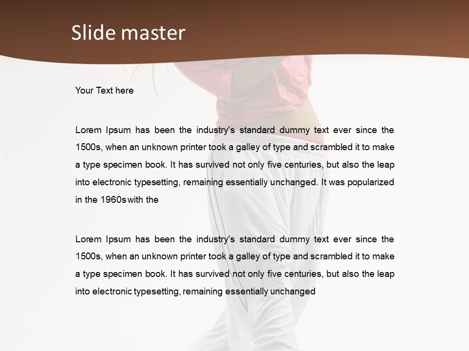 Performer Activity Action PowerPoint Template