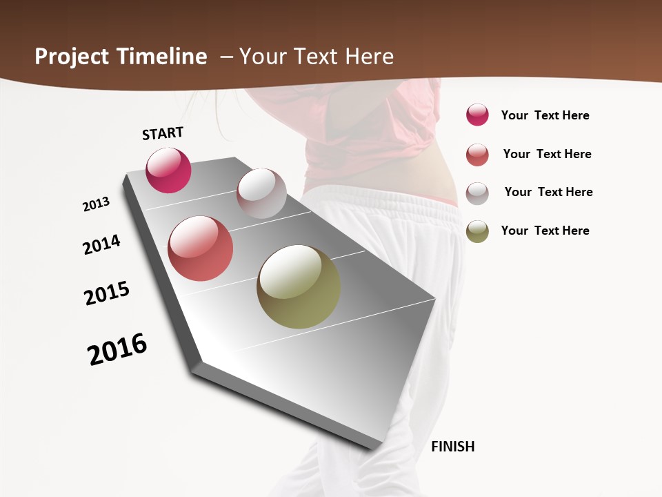 Performer Activity Action PowerPoint Template