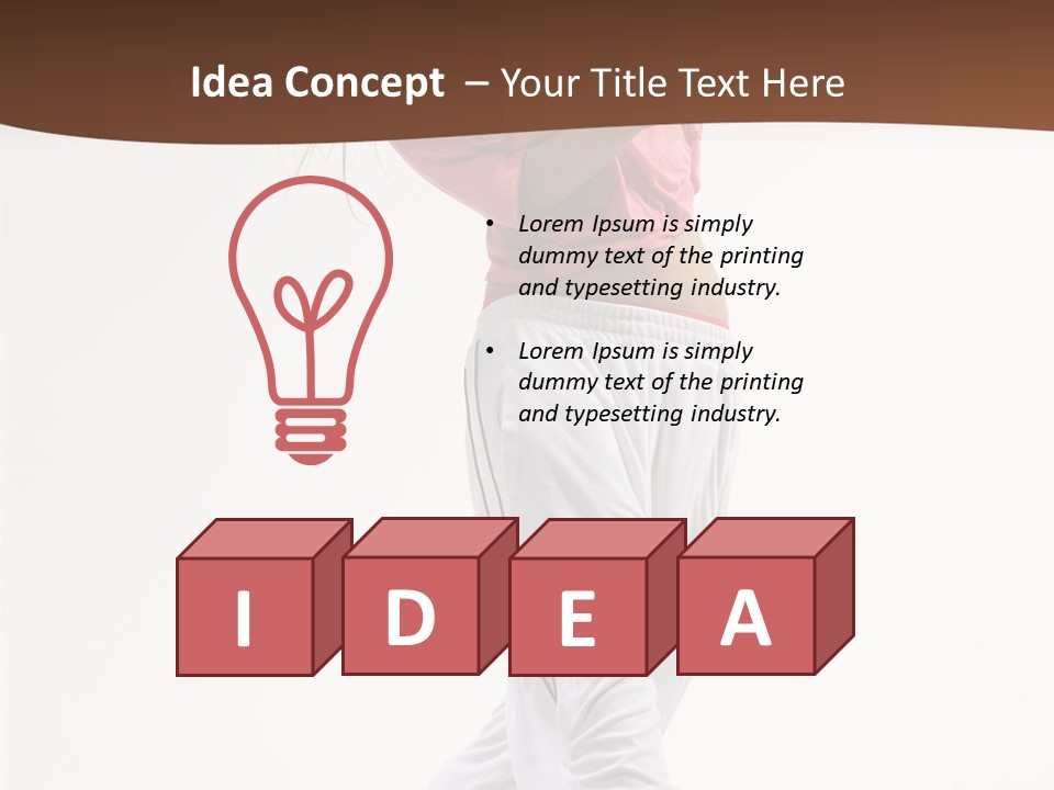 Performer Activity Action PowerPoint Template