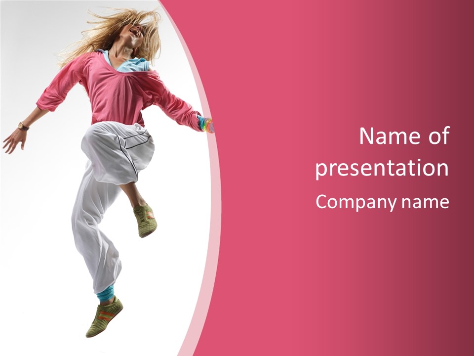 Posing Motion Exercise PowerPoint Template