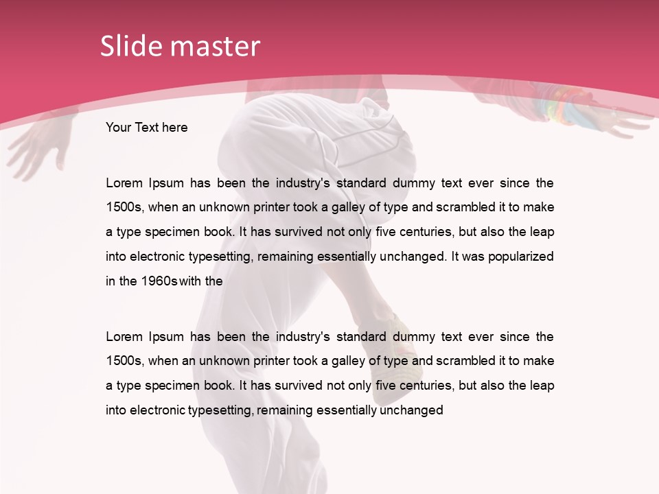 Posing Motion Exercise PowerPoint Template