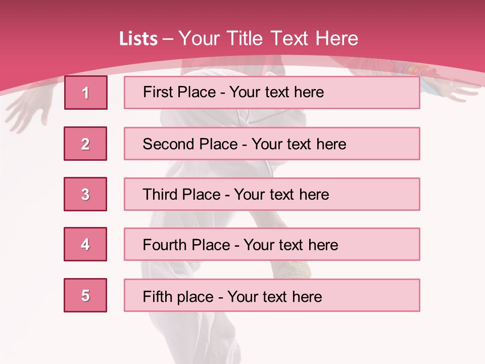 Posing Motion Exercise PowerPoint Template