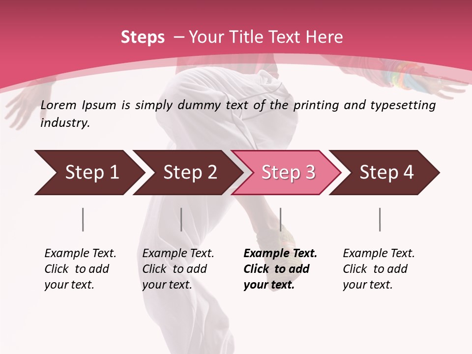 Posing Motion Exercise PowerPoint Template