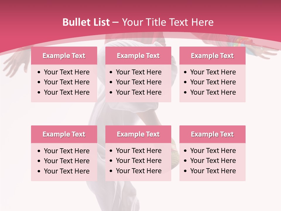 Posing Motion Exercise PowerPoint Template