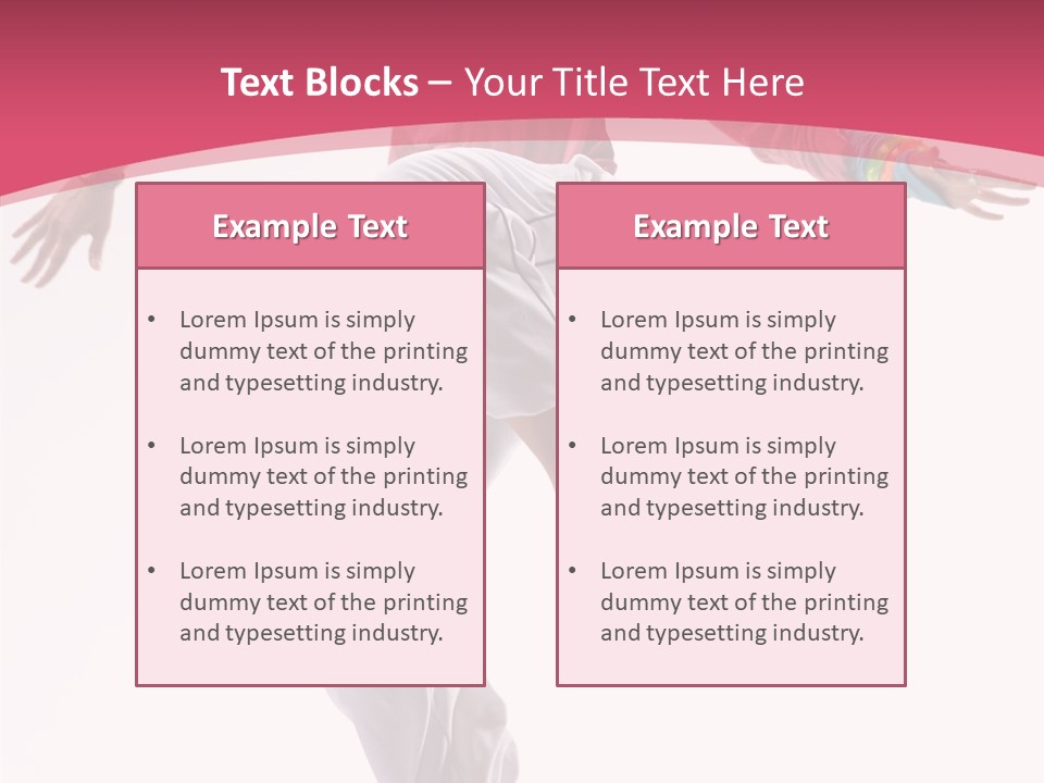 Posing Motion Exercise PowerPoint Template