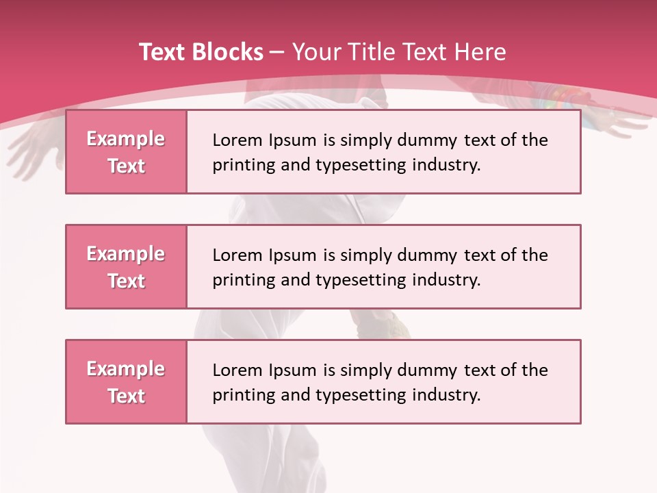 Posing Motion Exercise PowerPoint Template