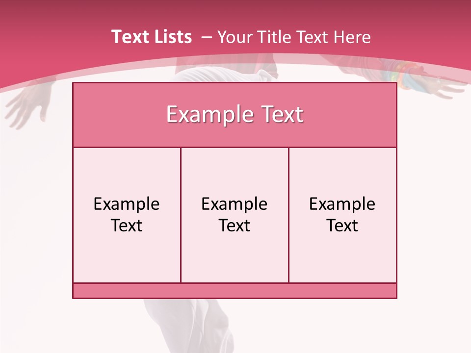 Posing Motion Exercise PowerPoint Template
