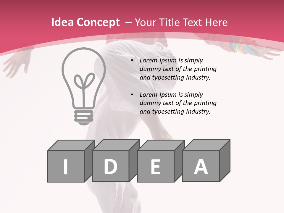 Posing Motion Exercise PowerPoint Template