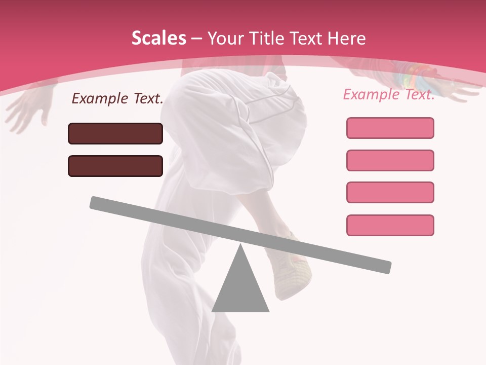 Posing Motion Exercise PowerPoint Template