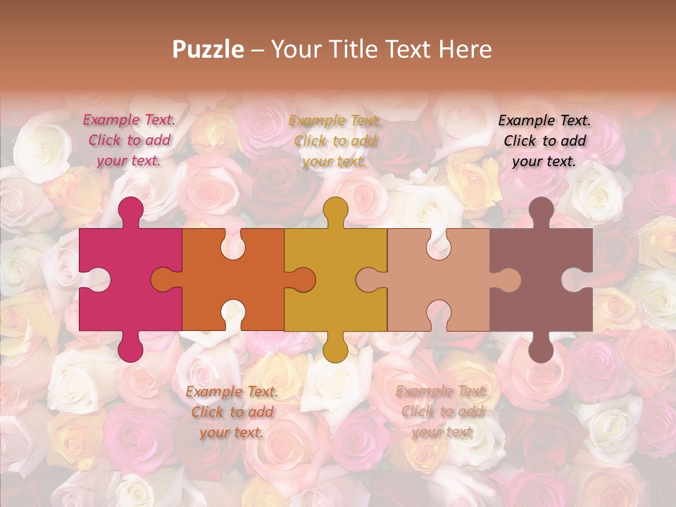 Spring Elegance Petals PowerPoint Template