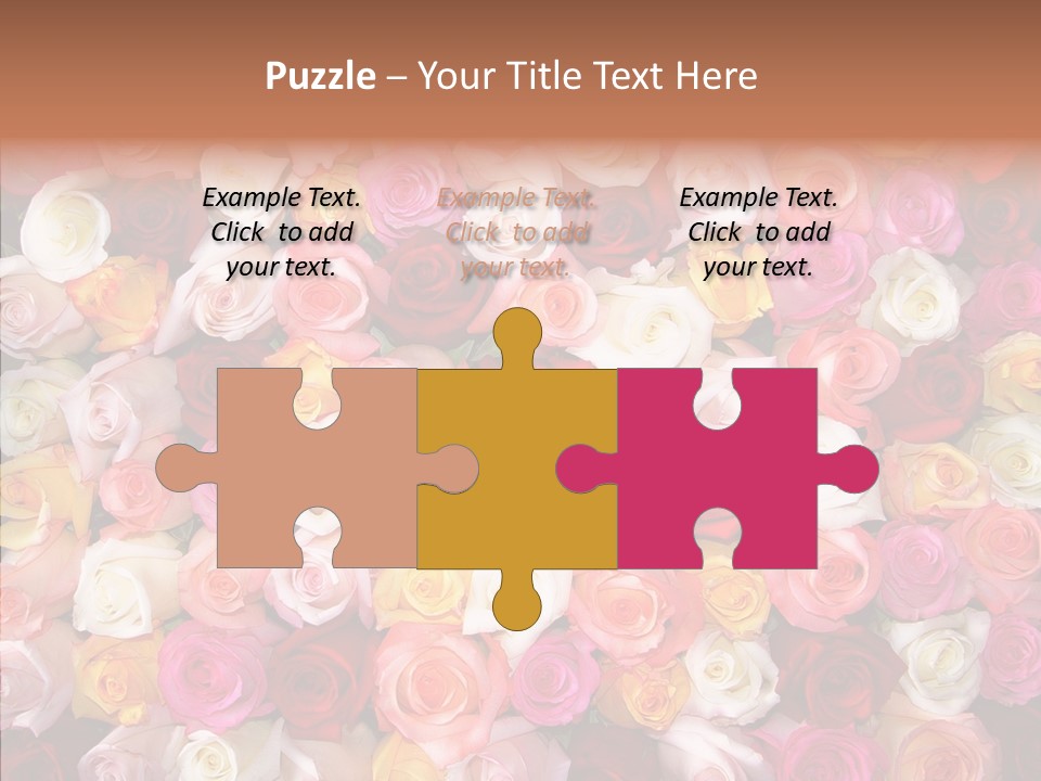 Spring Elegance Petals PowerPoint Template