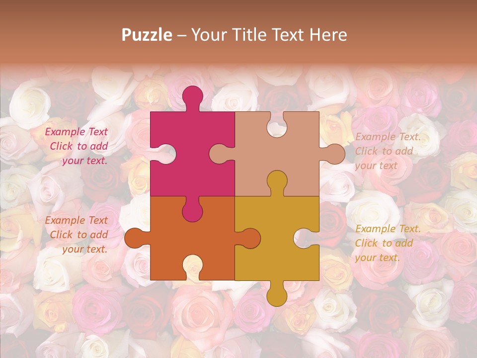 Spring Elegance Petals PowerPoint Template