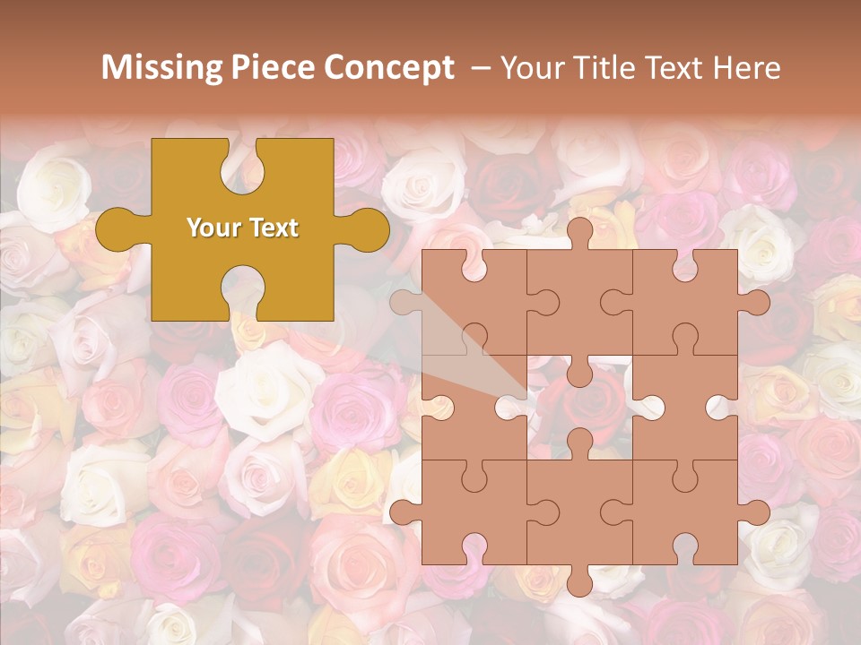 Spring Elegance Petals PowerPoint Template