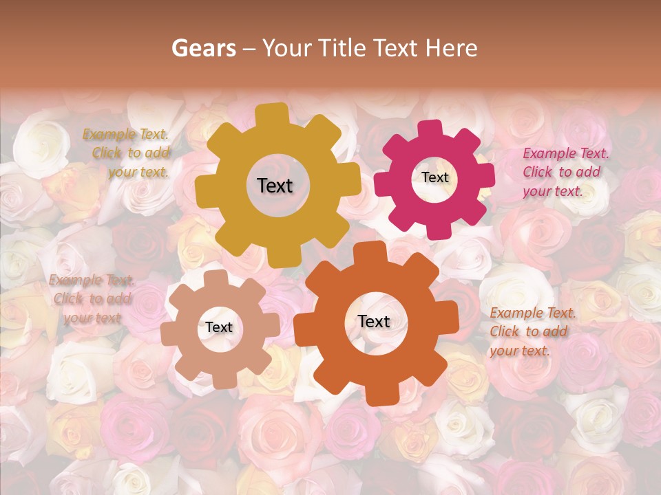 Spring Elegance Petals PowerPoint Template
