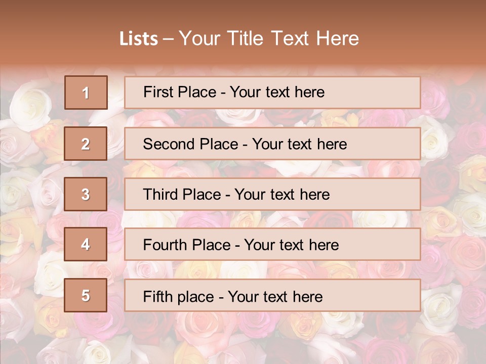 Spring Elegance Petals PowerPoint Template