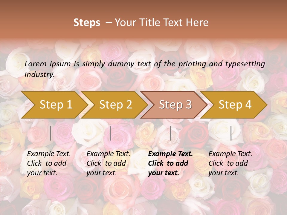 Spring Elegance Petals PowerPoint Template