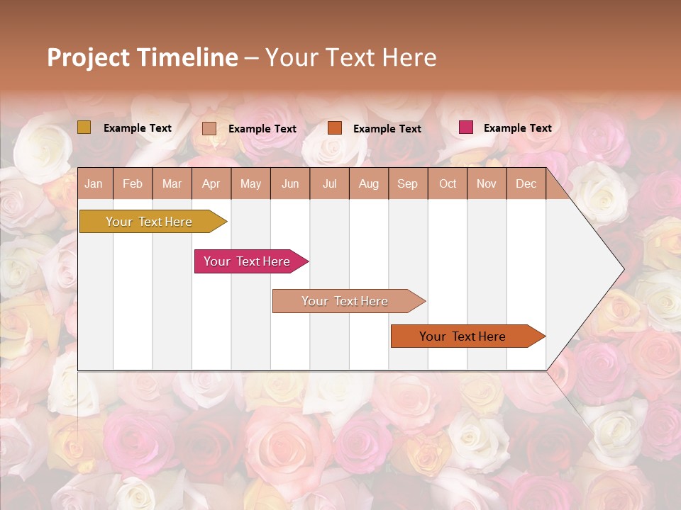 Spring Elegance Petals PowerPoint Template