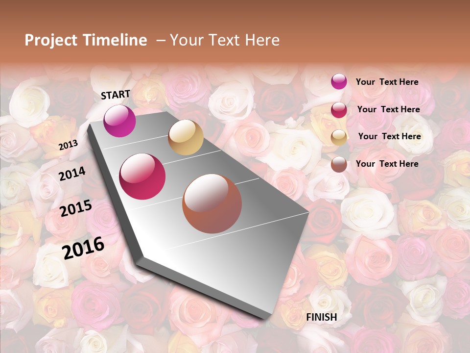 Spring Elegance Petals PowerPoint Template