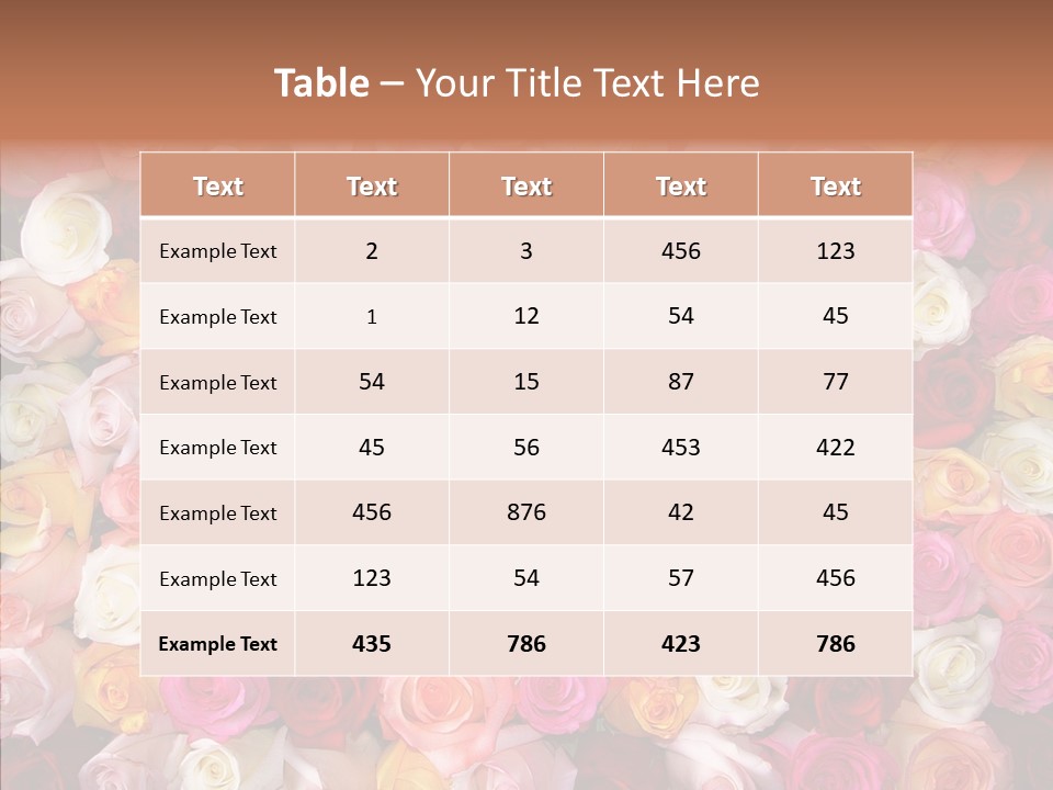 Spring Elegance Petals PowerPoint Template