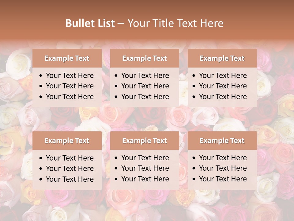 Spring Elegance Petals PowerPoint Template