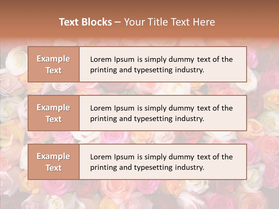 Spring Elegance Petals PowerPoint Template