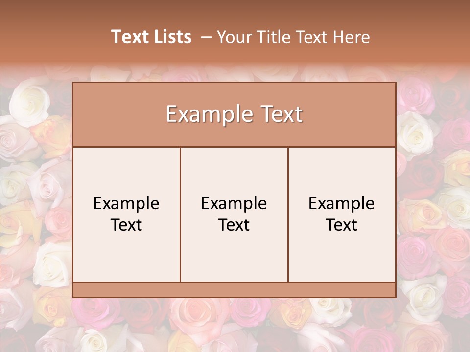 Spring Elegance Petals PowerPoint Template