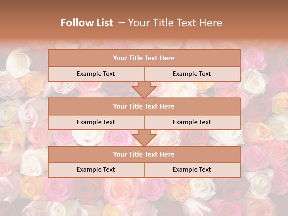 Spring Elegance Petals PowerPoint Template