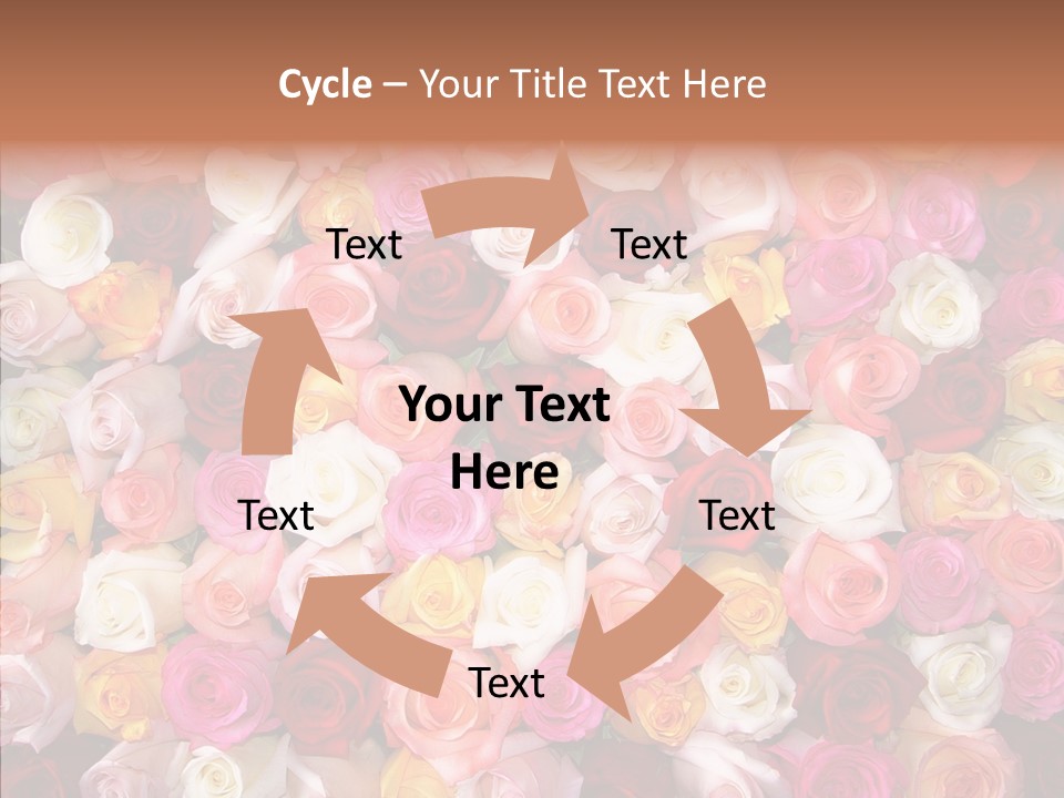 Spring Elegance Petals PowerPoint Template