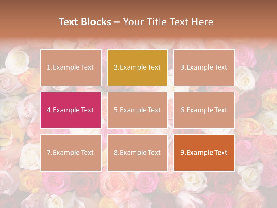 Spring Elegance Petals PowerPoint Template